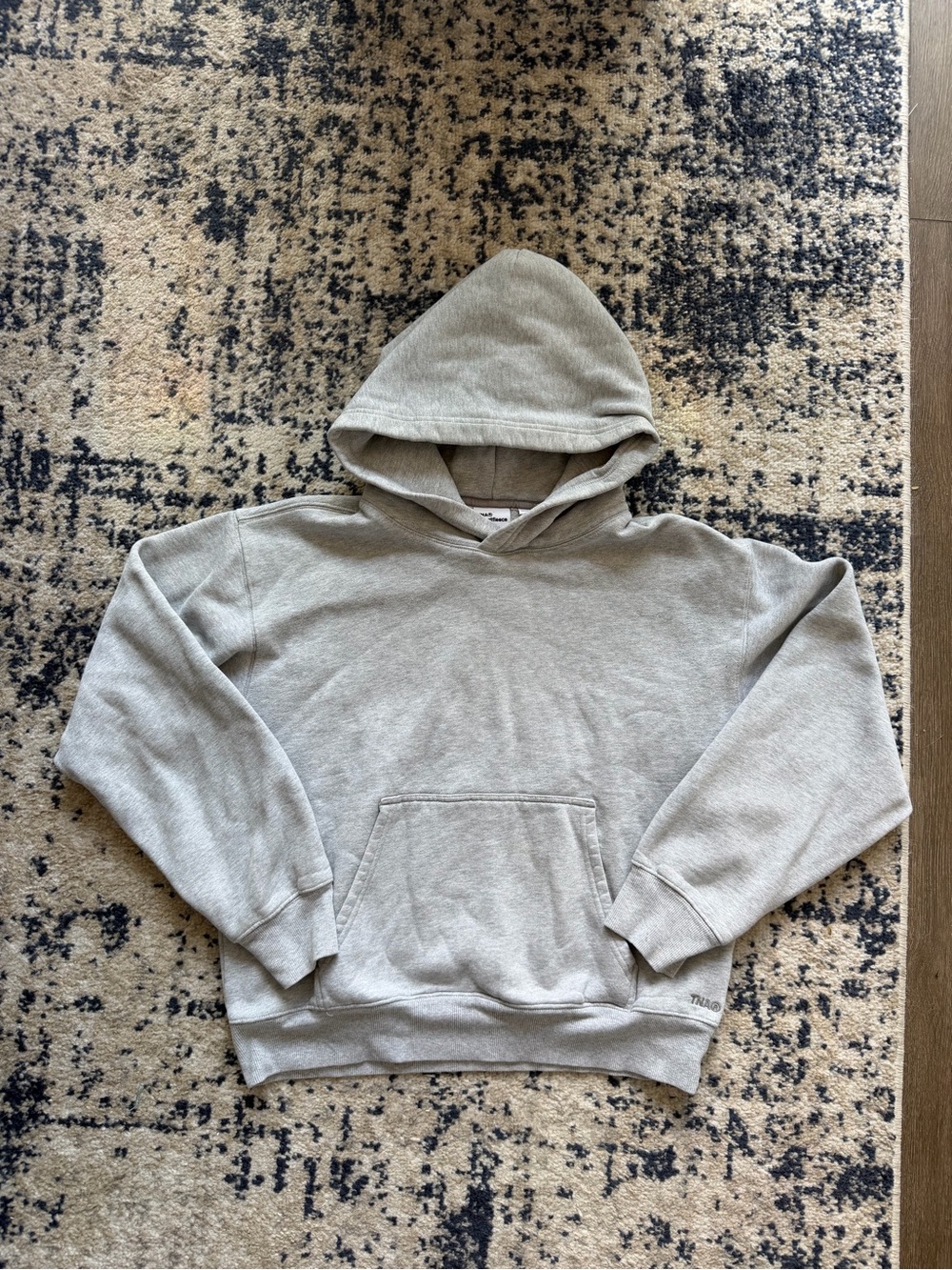 TNA Gray Pullover Hoodie Sweatshirt - Casual Everyday Knit